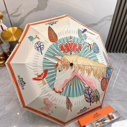 New summer style fully automatic folding umbrella
