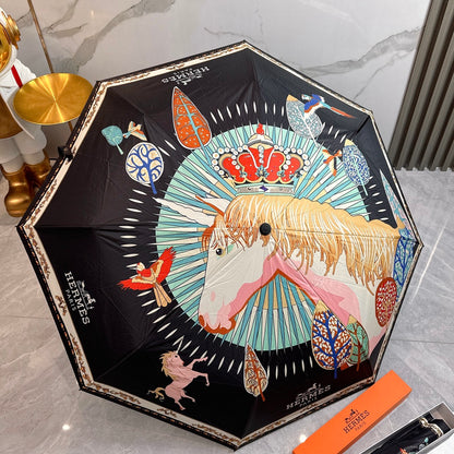 New summer style fully automatic folding umbrella