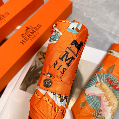 New summer style fully automatic folding umbrella