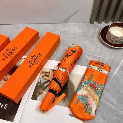New summer style fully automatic folding umbrella