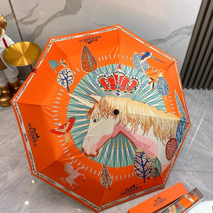 New summer style fully automatic folding umbrella