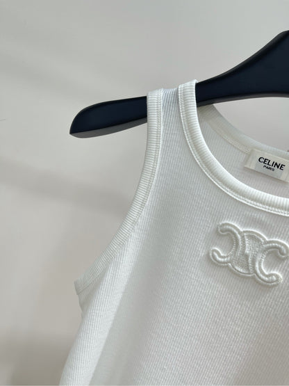 Classic tricolor logo vest