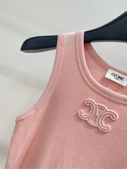 Classic tricolor logo vest