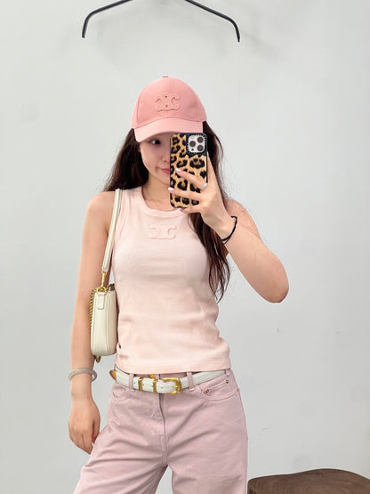 Classic tricolor logo vest