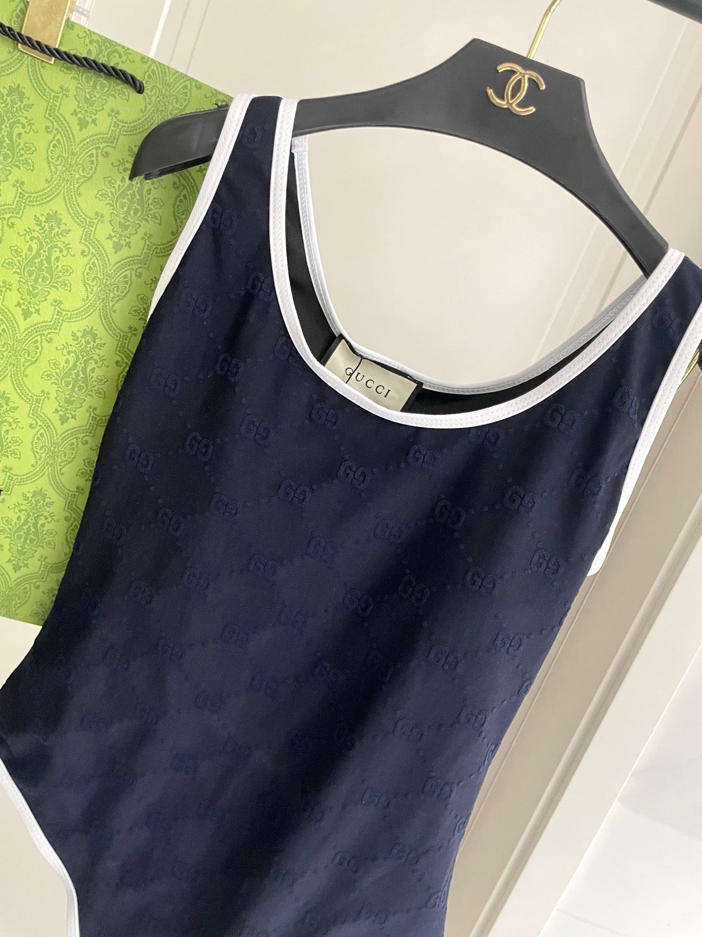 New jacquard one-piece swimsuit