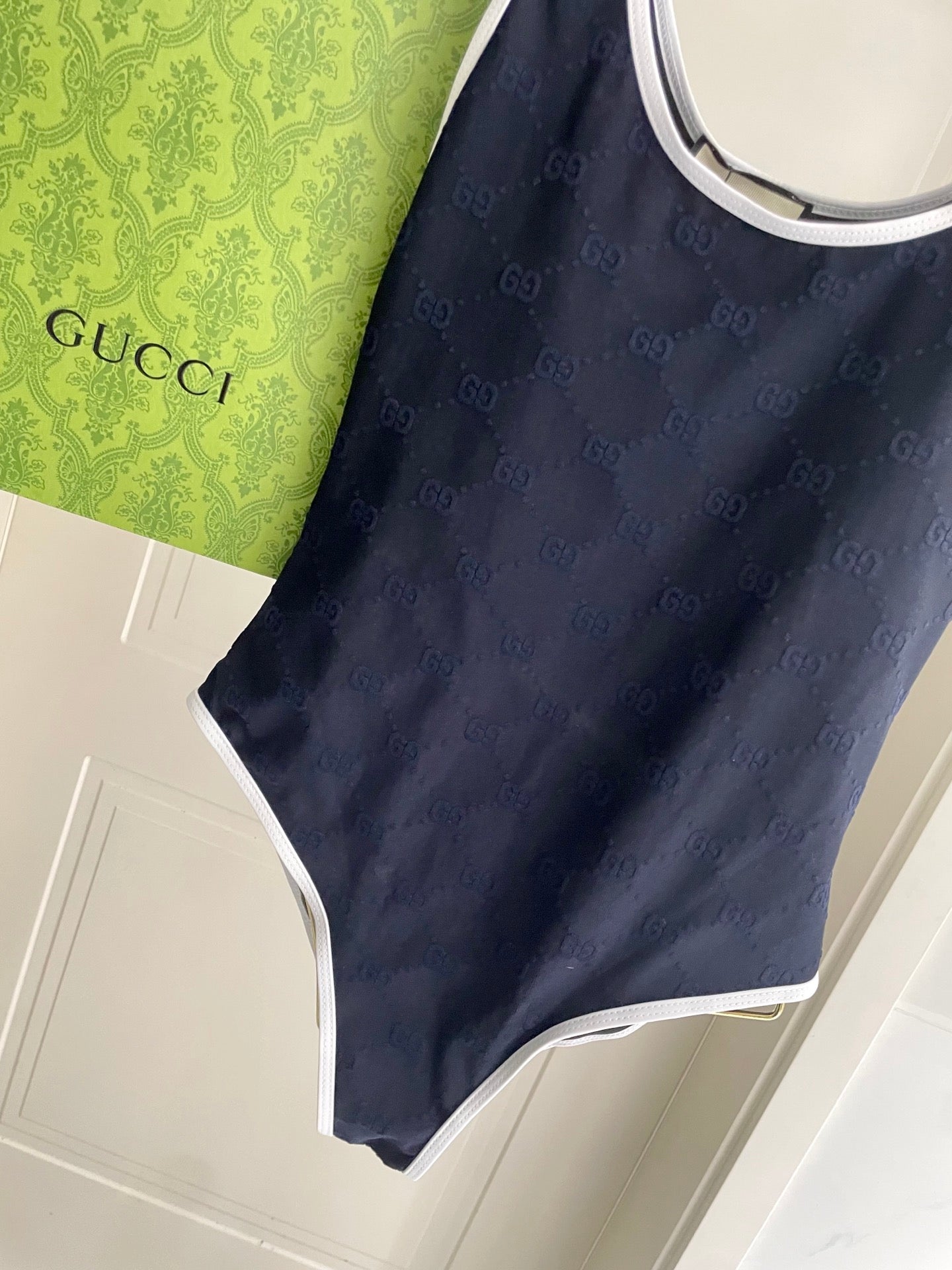 New jacquard one-piece swimsuit