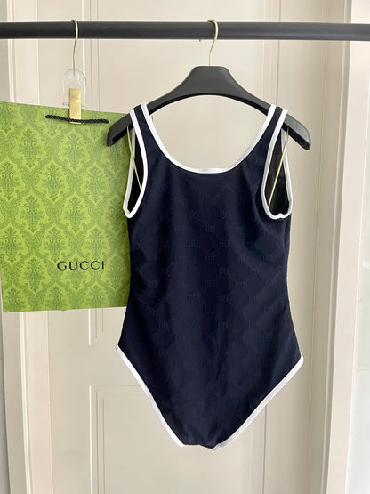 New jacquard one-piece swimsuit