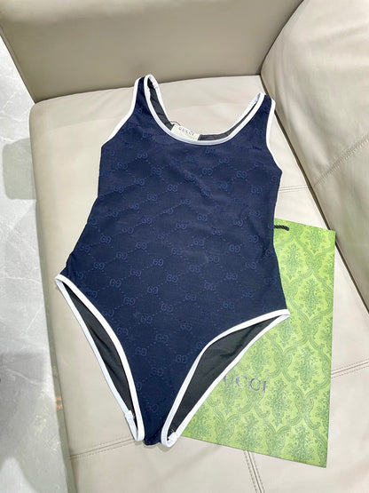 New jacquard one-piece swimsuit