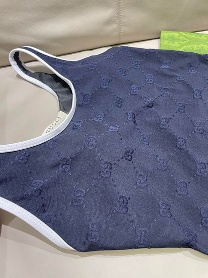 New jacquard one-piece swimsuit