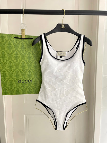 New jacquard one-piece swimsuit