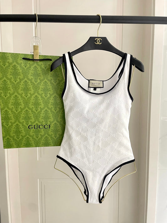 New jacquard one-piece swimsuit