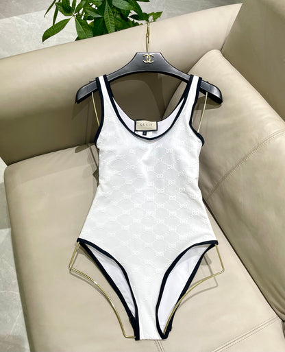 New jacquard one-piece swimsuit