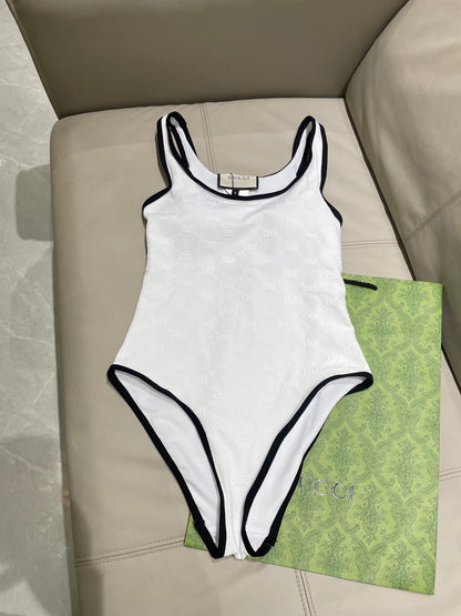 New jacquard one-piece swimsuit