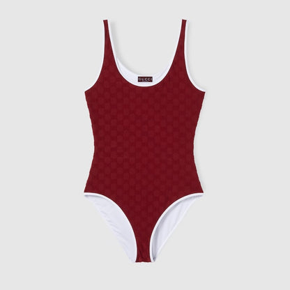 New jacquard one-piece swimsuit