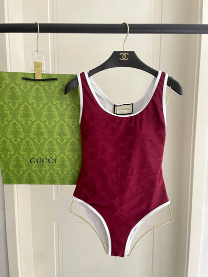 New jacquard one-piece swimsuit