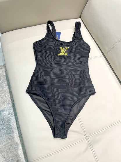 New jacquard one-piece swimsuit