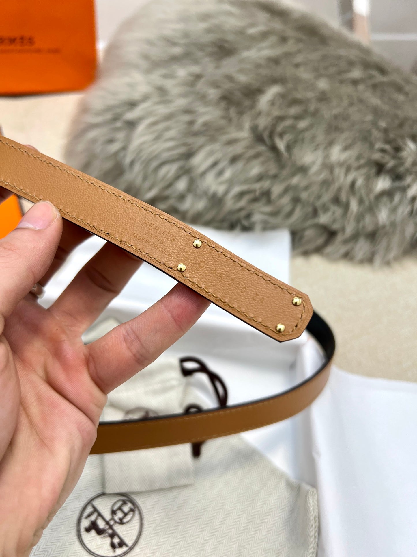 1.8MM Kelly Rose Gold Buckle Belt