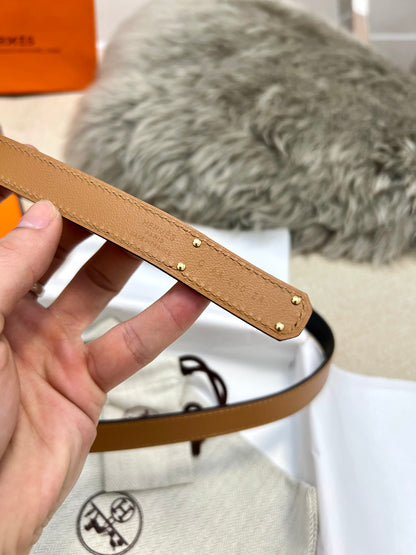 1.8MM Kelly Rose Gold Buckle Belt