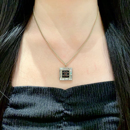 C 25  Square Logo Necklace