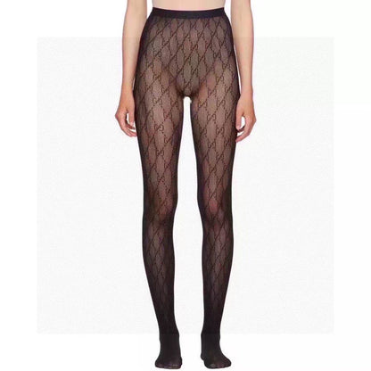 G Logo waist mesh pantyhose