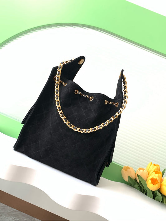 C 25 hobo denim drawstring bucket bag(40-30-15cm)