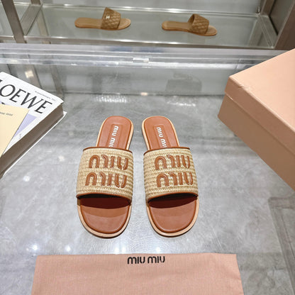 M 25ss new sheepskin sole, diamond upper slippers