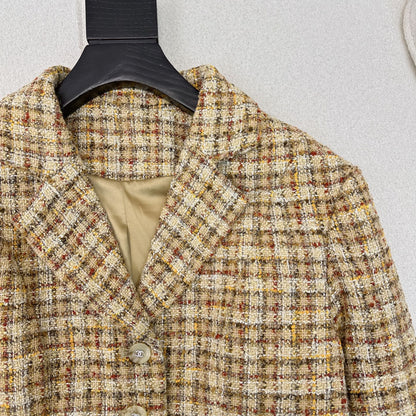 C 25 Custom woven tweed jacket