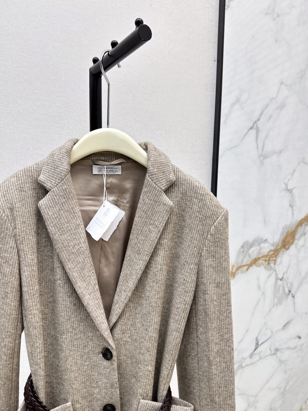 Bru 25 New custom dyed knit blazer