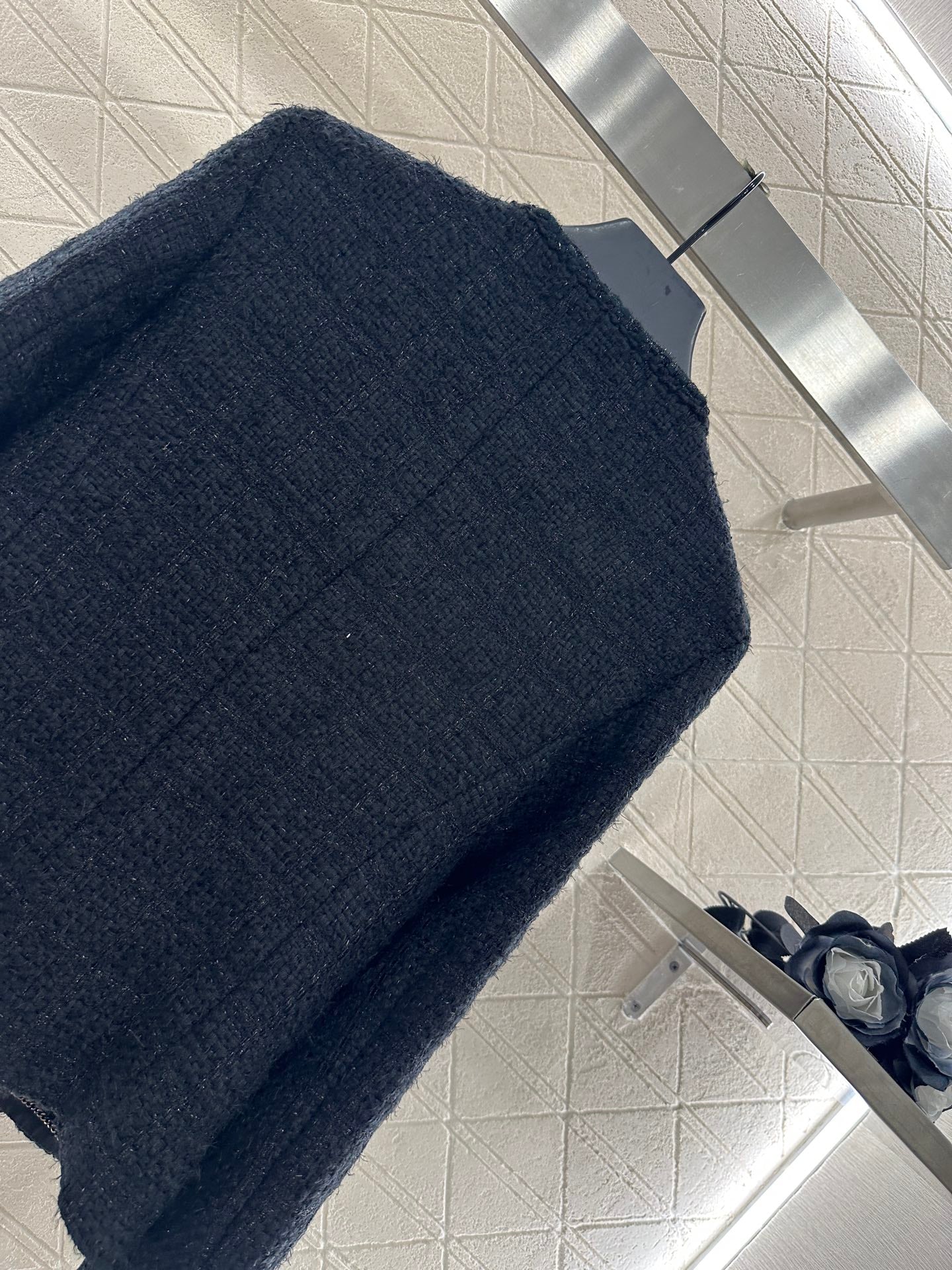 C 25 Bundled and woven woolen coat