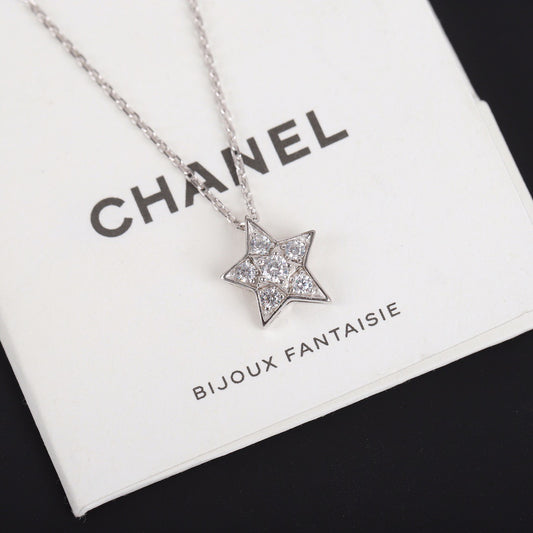 C 25 Diamond Pentagram Necklace