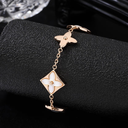 L 25 Four Leaf Clover Bracelet