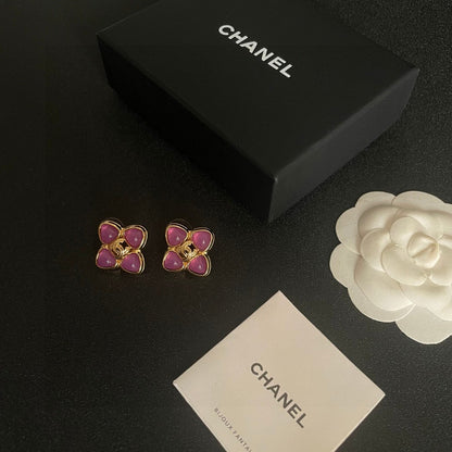 C 25  Flower Earrings