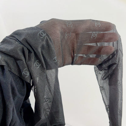 C Hot-selling classic offset printed small logo tights(WHITE\BLACK)