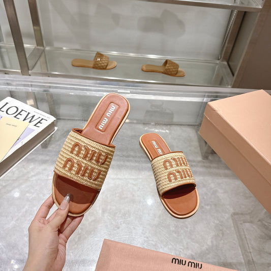 M 25ss new sheepskin sole, diamond upper slippers