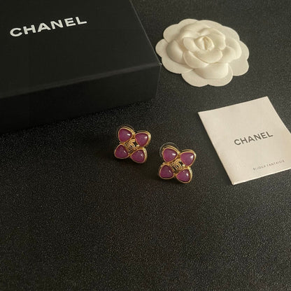 C 25  Flower Earrings