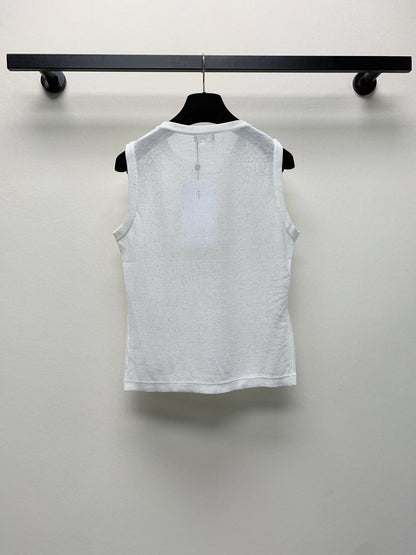C 25 Patchwork Lace Crochet Vest