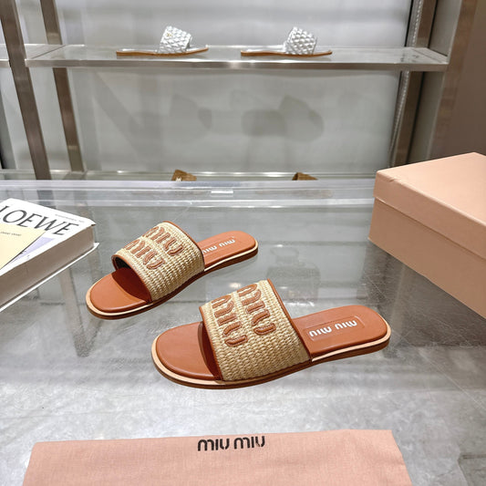 M 25ss new sheepskin sole, diamond upper slippers