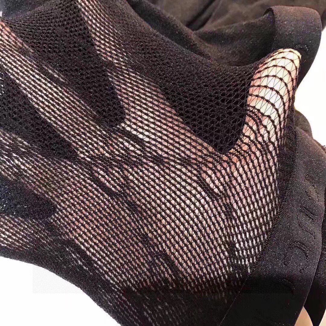 G Logo waist mesh pantyhose