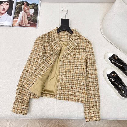 C 25 Custom woven tweed jacket