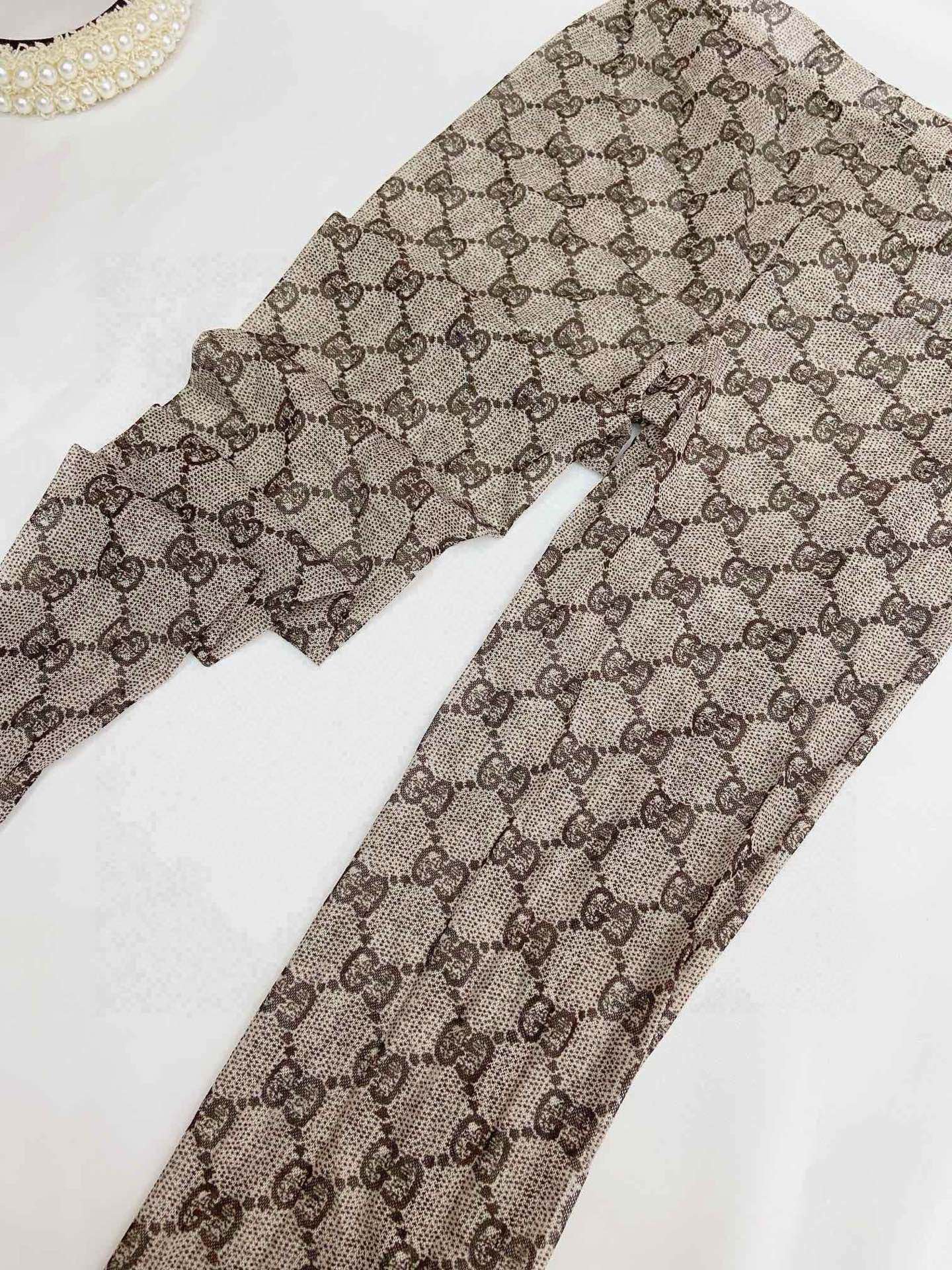 G new Letter mesh stockings pantyhose