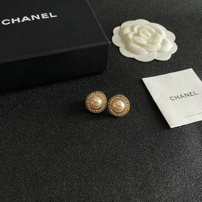 C 25 Round Earrings