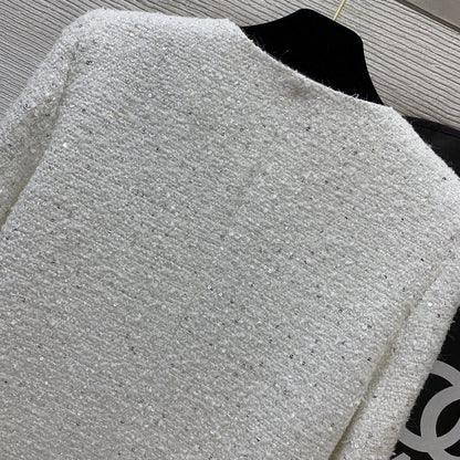 C 25 sequined tweed jacket