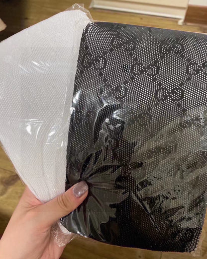 G Logo waist mesh pantyhose