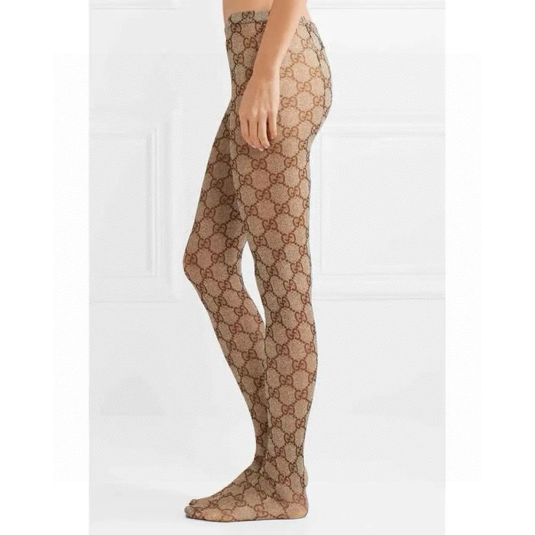 G new Letter mesh stockings pantyhose