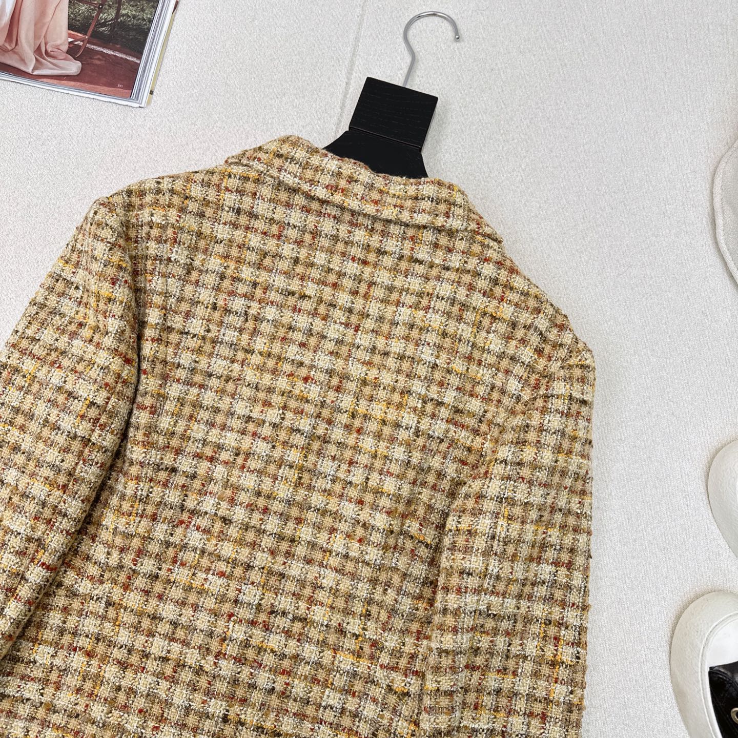 C 25 Custom woven tweed jacket