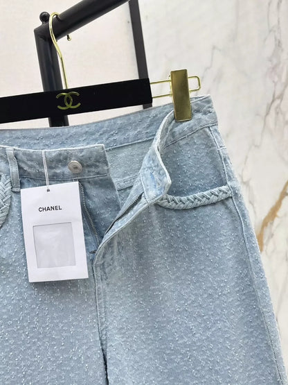 c 25 Spring/Summer Latest Custom Fabric Straight Leg Jeans