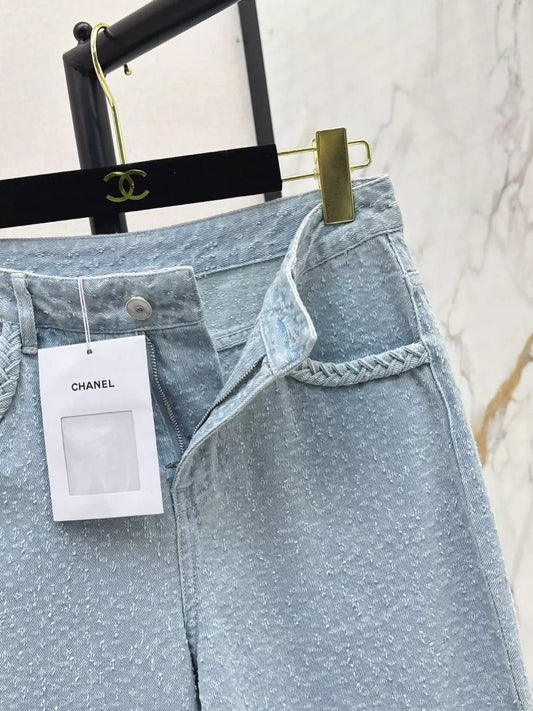 c 25 Spring/Summer Latest Custom Fabric Straight Leg Jeans
