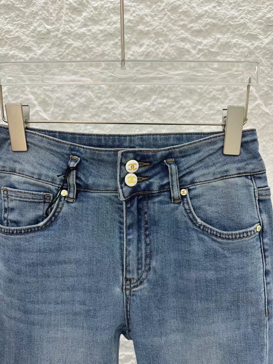 C 25 Slim-fit bootcut jeans