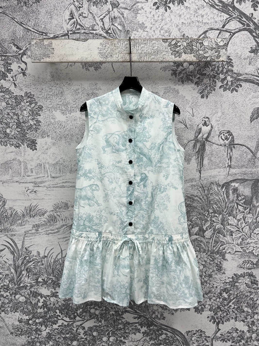 D 25 New jungle animal print undershirt dress