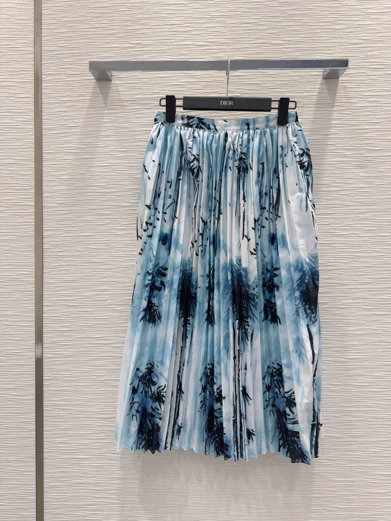 D 25 New Ink Painting Print Skirt